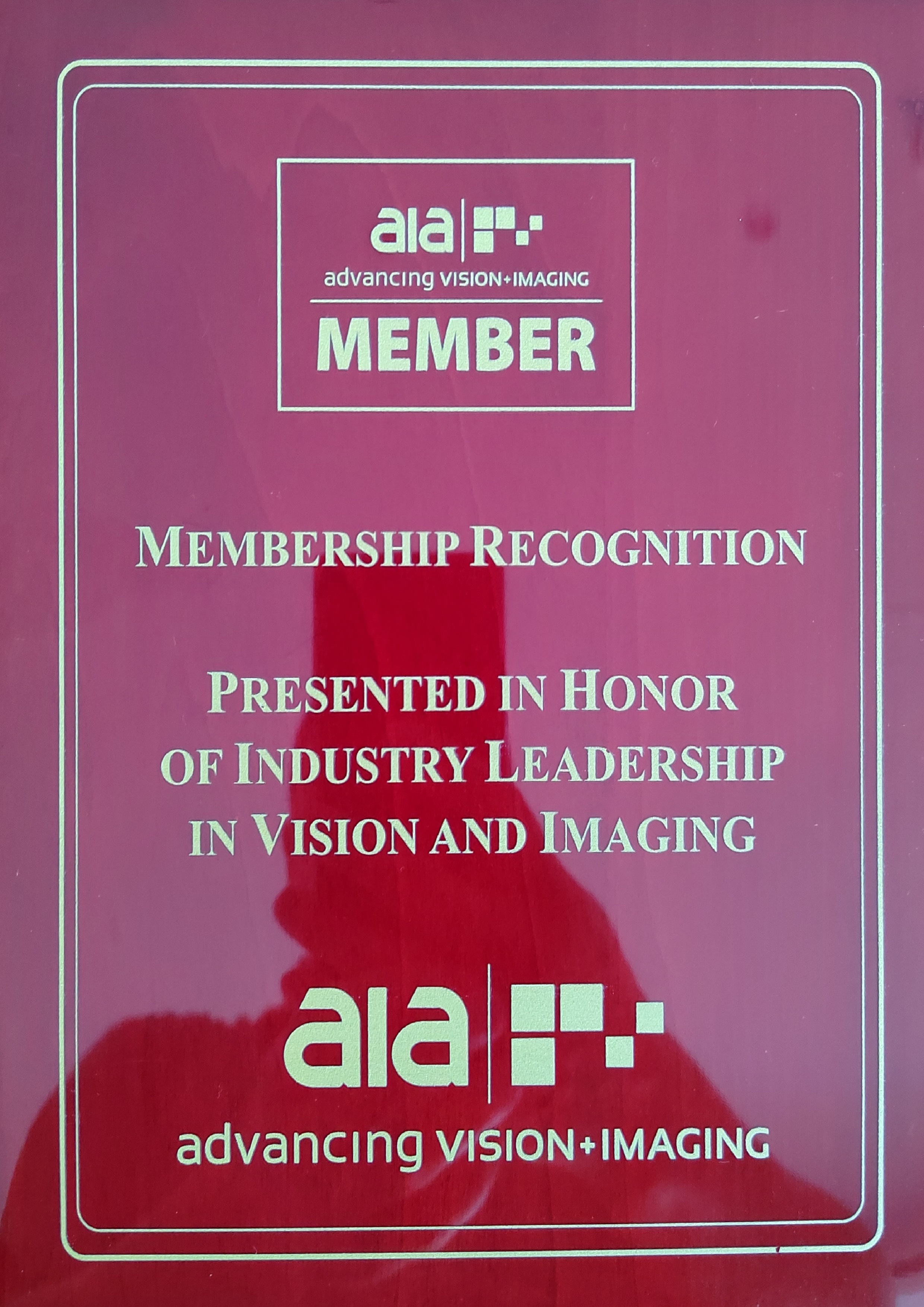 AIA Membership Certificate